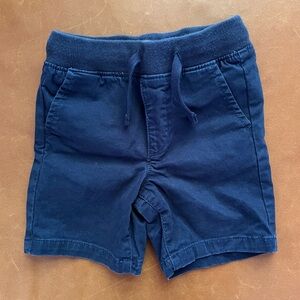 GAP Kids Boys Navy Cotton Twill Shorts, 2T